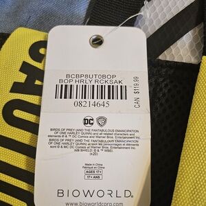 Bioworld Birds of Prey Backpack - Yellow and Black
